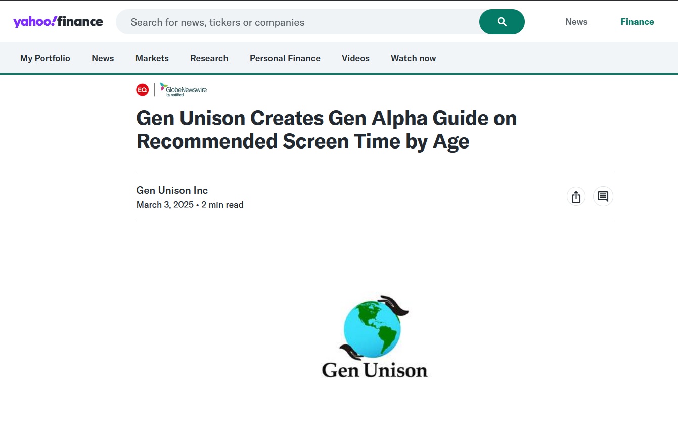 genunison press release yahoo finance